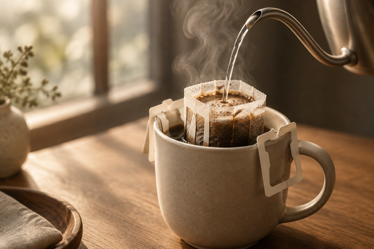 Drip Bags: guter Kaffee unterwegs, ohne Maschine