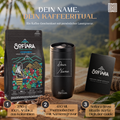 Sofiara Kaffee Geschenkset personalisiert | 250 g Arabica & Thermobecher 420 ml
