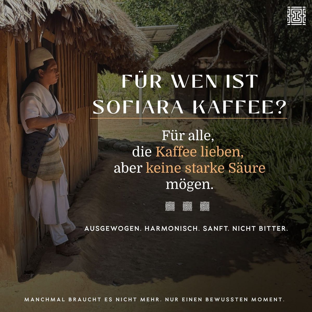 Ganze Bohnen für deinen Kaffee zu Hause. Für Filter, Siebträger oder Vollautomaten. Arhuaco Native Coffee | 500 g