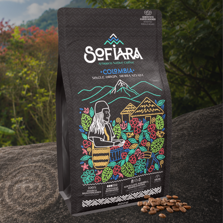 Ganze Bohnen für deinen Kaffee zu Hause. Für Filter, Siebträger oder Vollautomaten. Arhuaco Native Coffee | 500 g